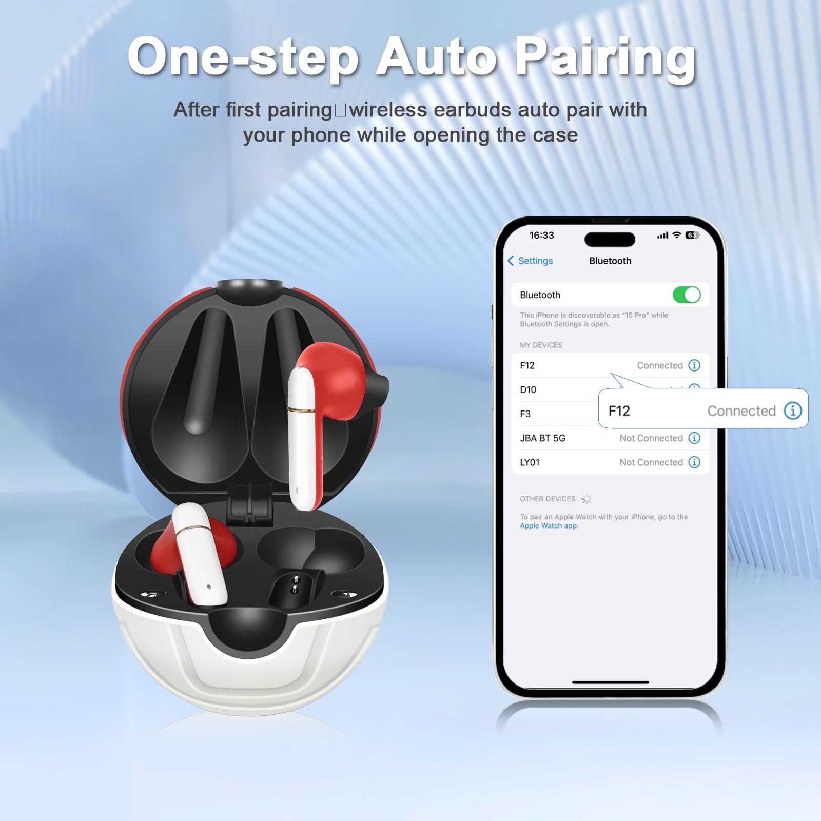 2 Pack Kids Wireless Earbuds with Microphone - Comfortable Ergonomic Ball-Shaped Design for Android, iOS, Cell Phone, Computer & Laptop - Perfect for School, Travel & Online Learning