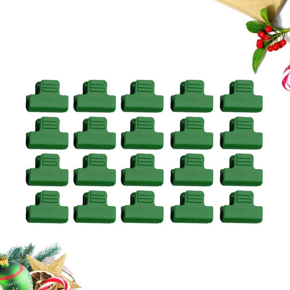 20PCS Greenhouse Insulation Clips - Heavy Duty Steel Wire Plant Support Clamps for Greenhouse Netting, Shade Cover & Film Fixing | Ideal for Gardening, Plant Grafting & Greenhouse Maintenance