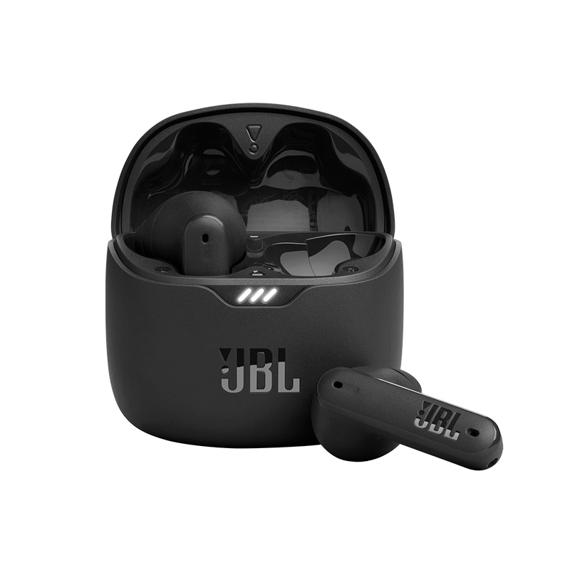 JBL Flex Truly Wireless Earbuds - Black | Bluetooth Headphones with Noise Cancelling for Gym, Running & Travel