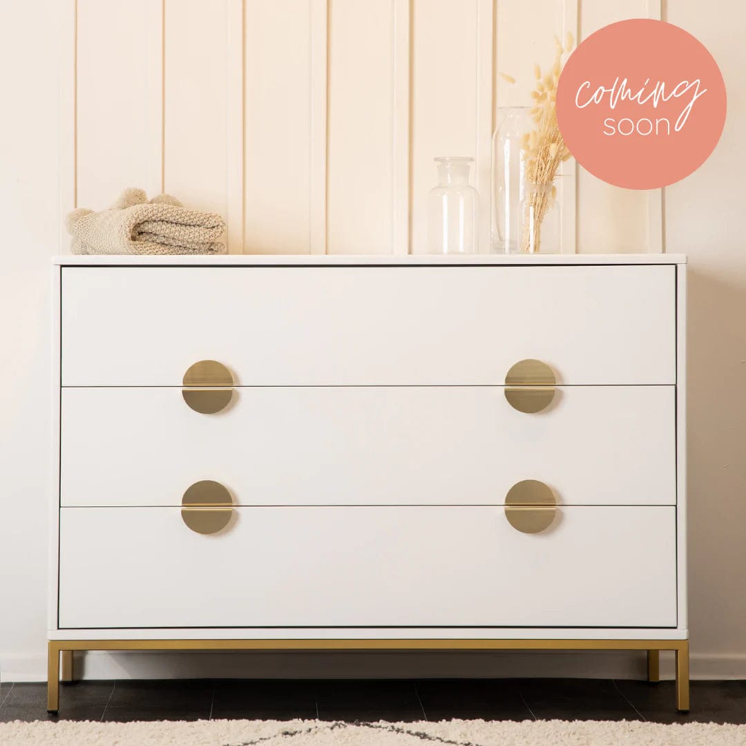 Chicago 3 Drawer Dresser - Modern Wooden Bedroom Storage Furniture for Clothes & Accessories | Perfect for Small Spaces, Dorm Rooms & Apartment Organization