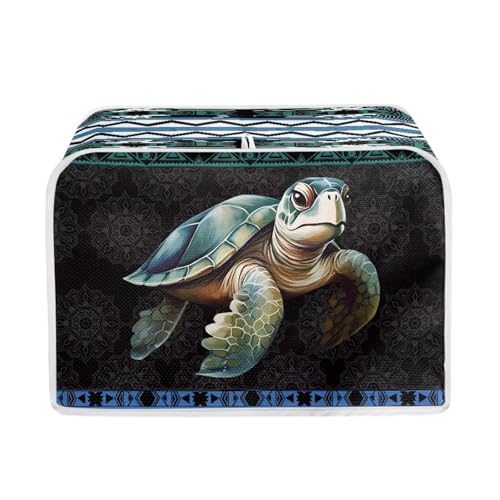 Green and Black - Aztec Southwest Sea Turtle
