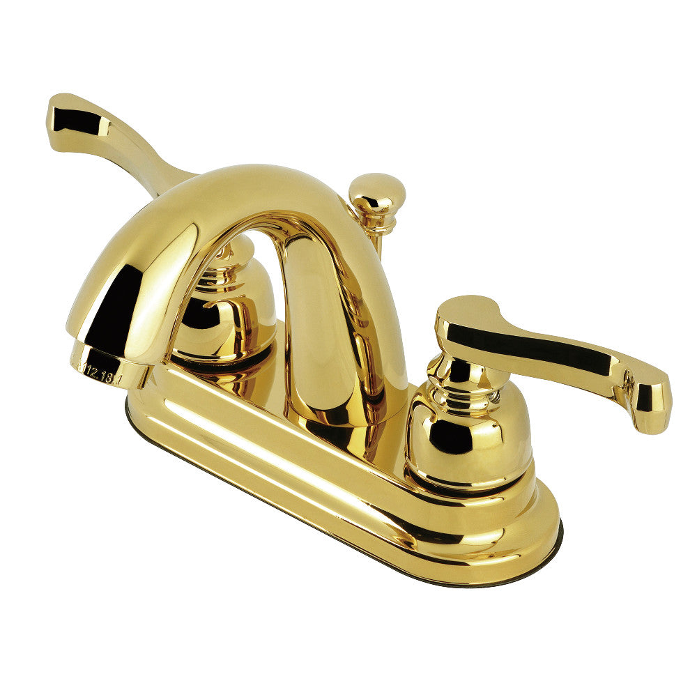 Kingston Brass KB5619FL 4 Inch Centerset Bathroom Faucet - Modern Water-Saving Design for Vanity Sink, Perfect for Home & Hotel Bathroom Renovation