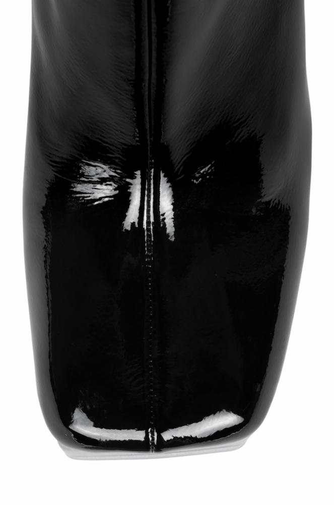Jeffrey Campbell Women's Bel Air Black M Leather Boots - Stylish & Comfortable for Casual Outings, Parties & Nightlife