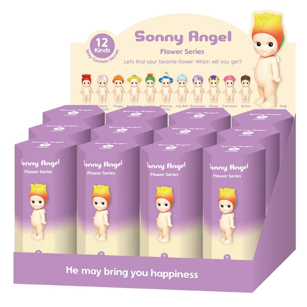 Sonny Angel Flower Series Blind Box - Cute Collectible Figurine for Home Decor, Gifts & Surprise Unboxing Fun