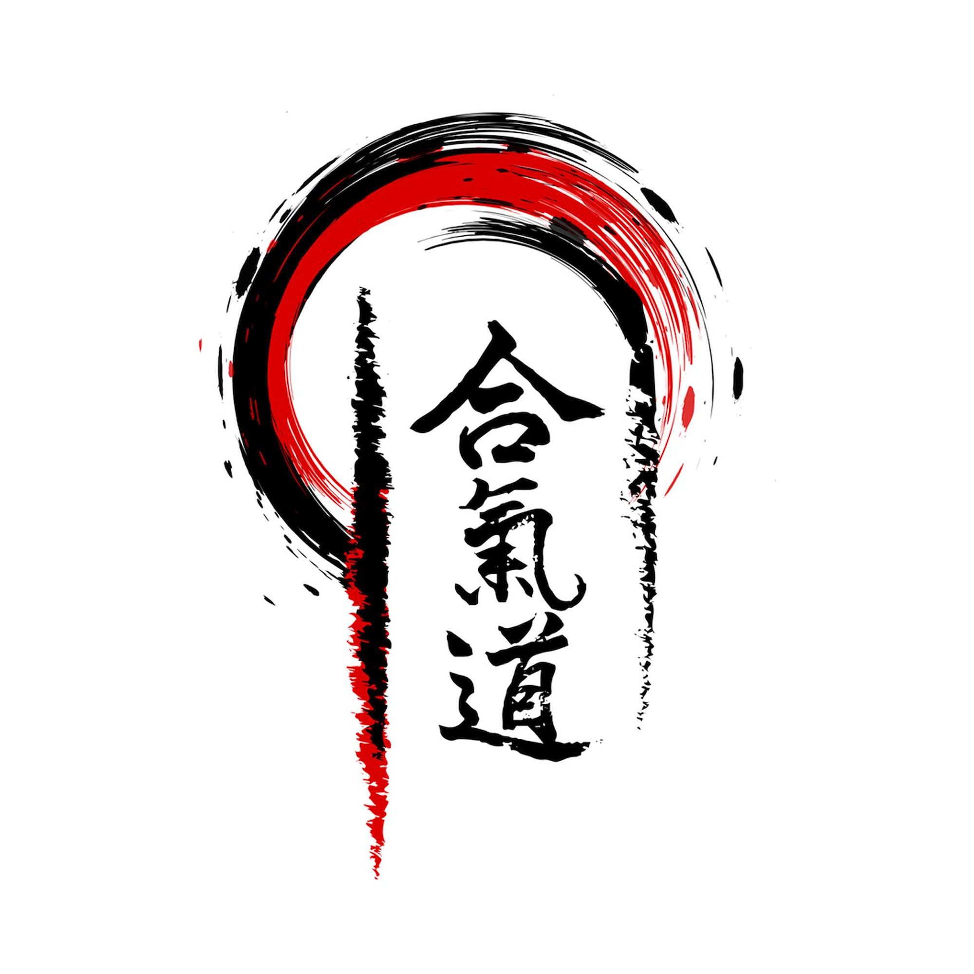 Aikido Sticker - Square Car Decal for Bumper & Laptop