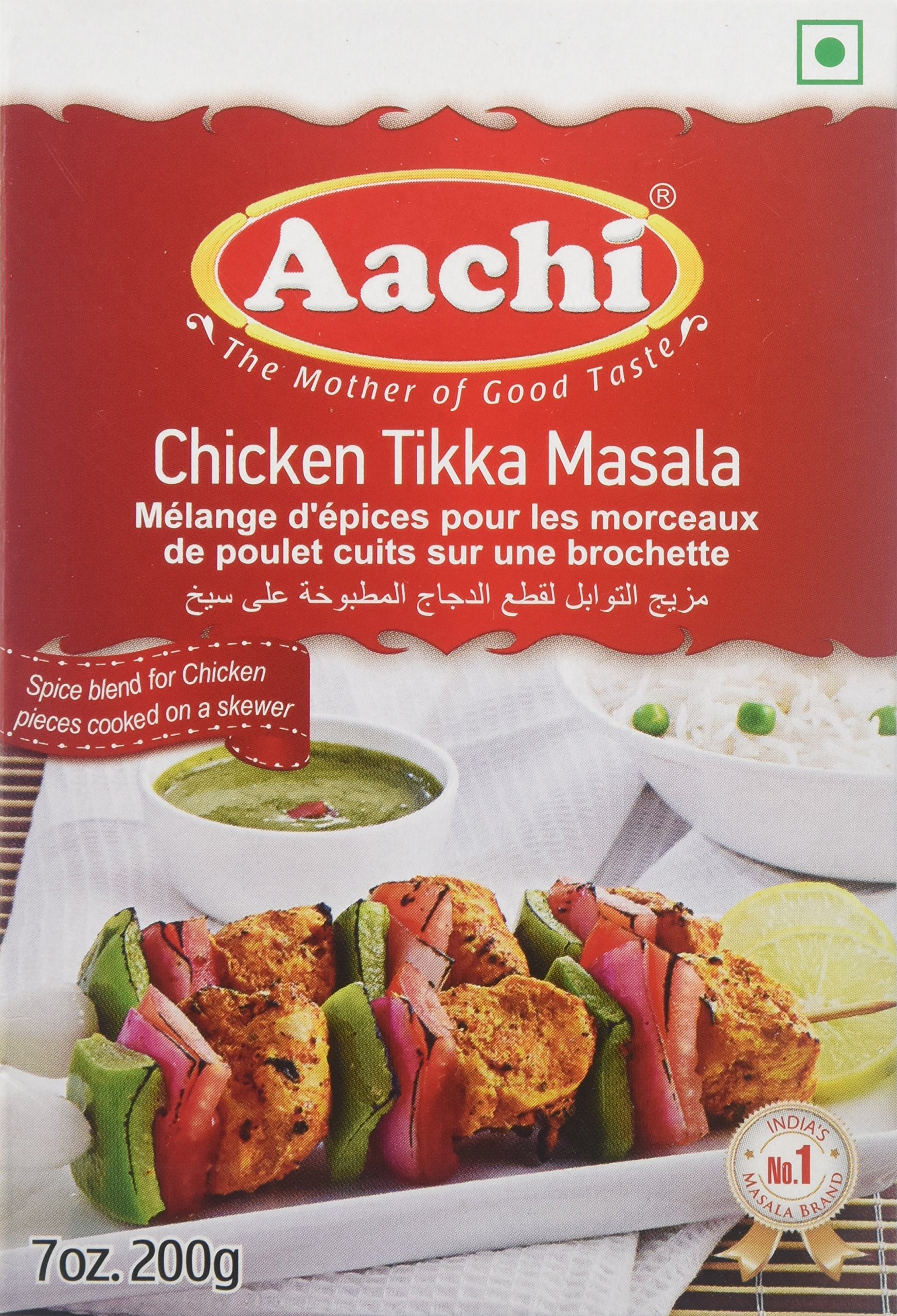 Aachi Chicken Tikka Masala Spice Mix - Authentic Indian Curry Powder (200g) | Perfect for Home Cooking, Meal Prep & Indian Cuisine Lovers