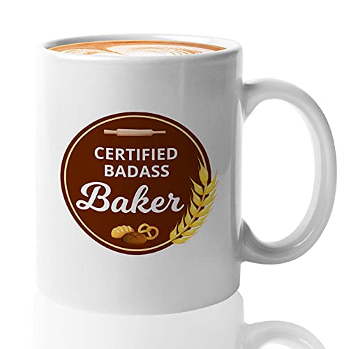 Certified Badass Baker White