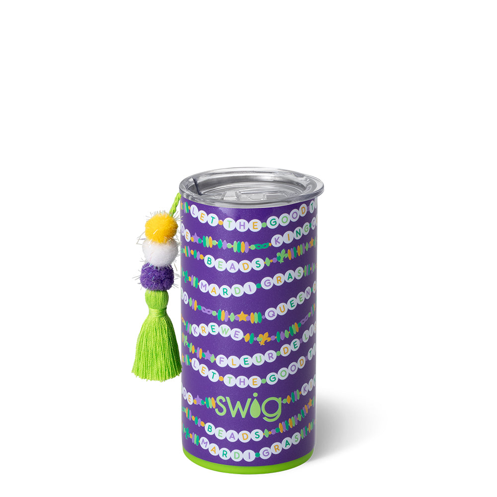 My Mardi Era Slim Tumbler 12oz - Insulated Stainless Steel Travel Mug with Lid, Leakproof & Sweatproof - Perfect for Coffee, Tea, Cold Drinks On The Go, Office, Gym, and Outdoor Activities