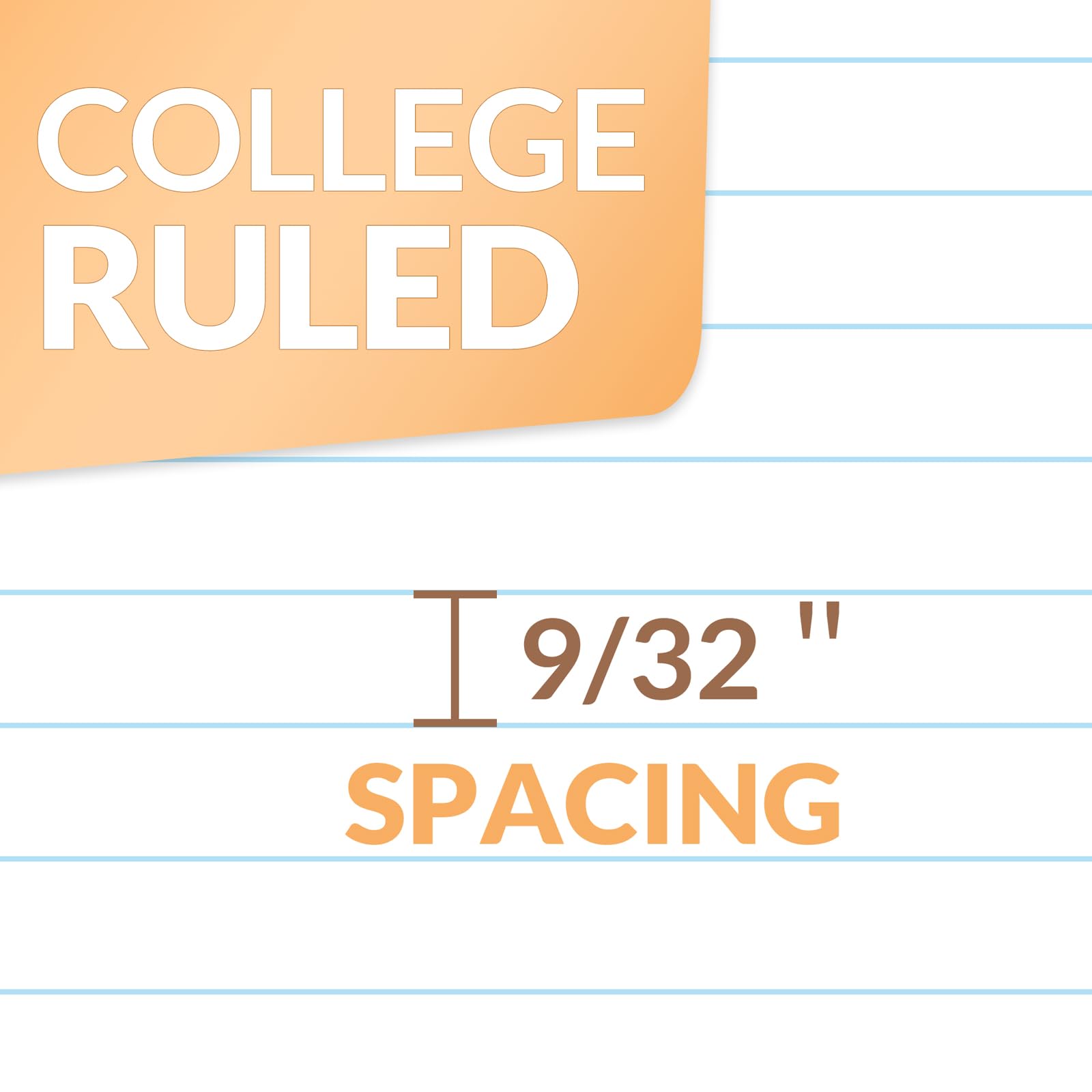SUNEE 5-Pack Spiral Notebooks 1-Subject College Ruled, 8