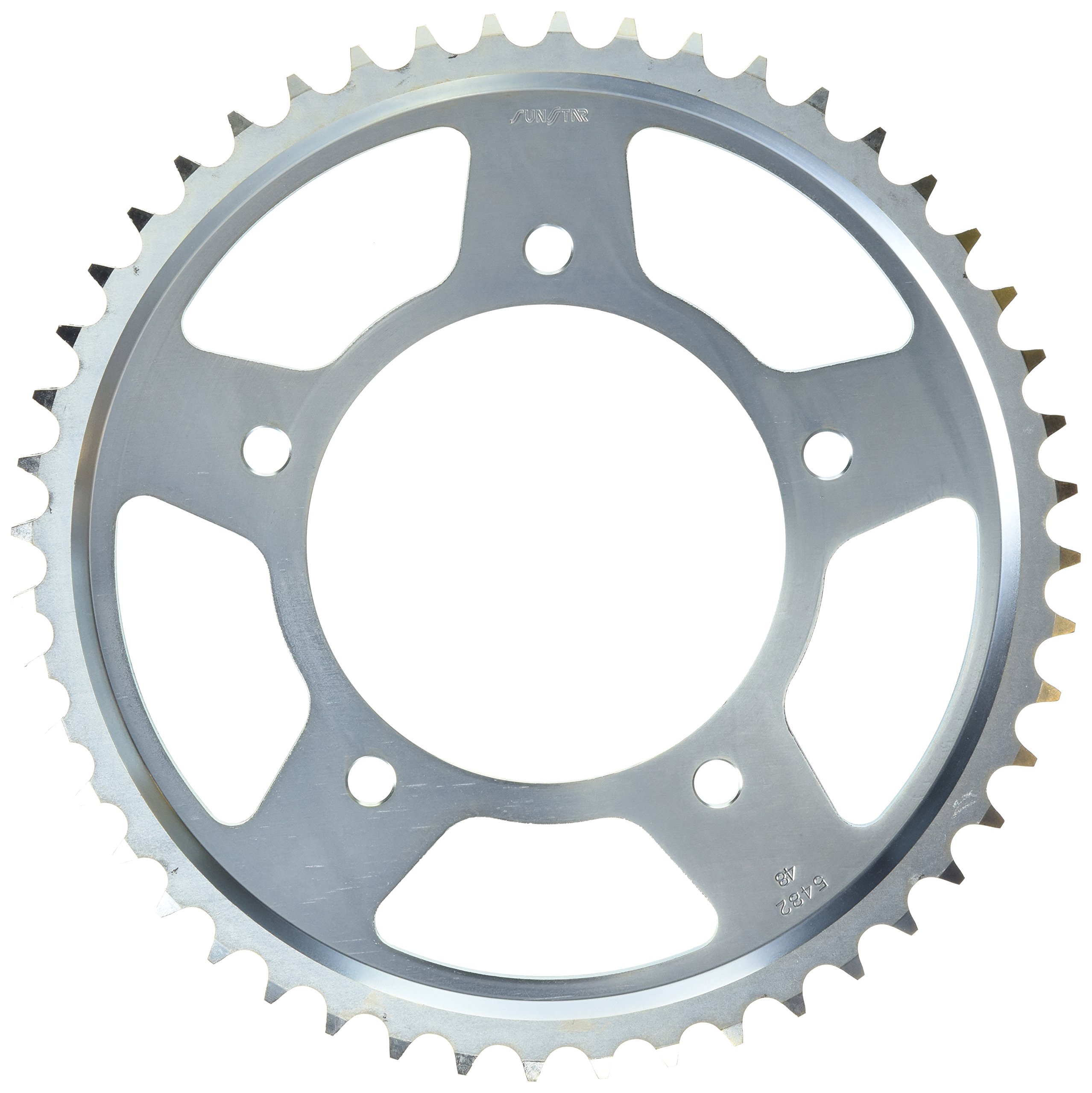 Sunstar 2-548248 48-Tooth 530 Chain Size Steel Rear Sprocket - Perfect for Motorcycle & ATV Chain Drive Systems