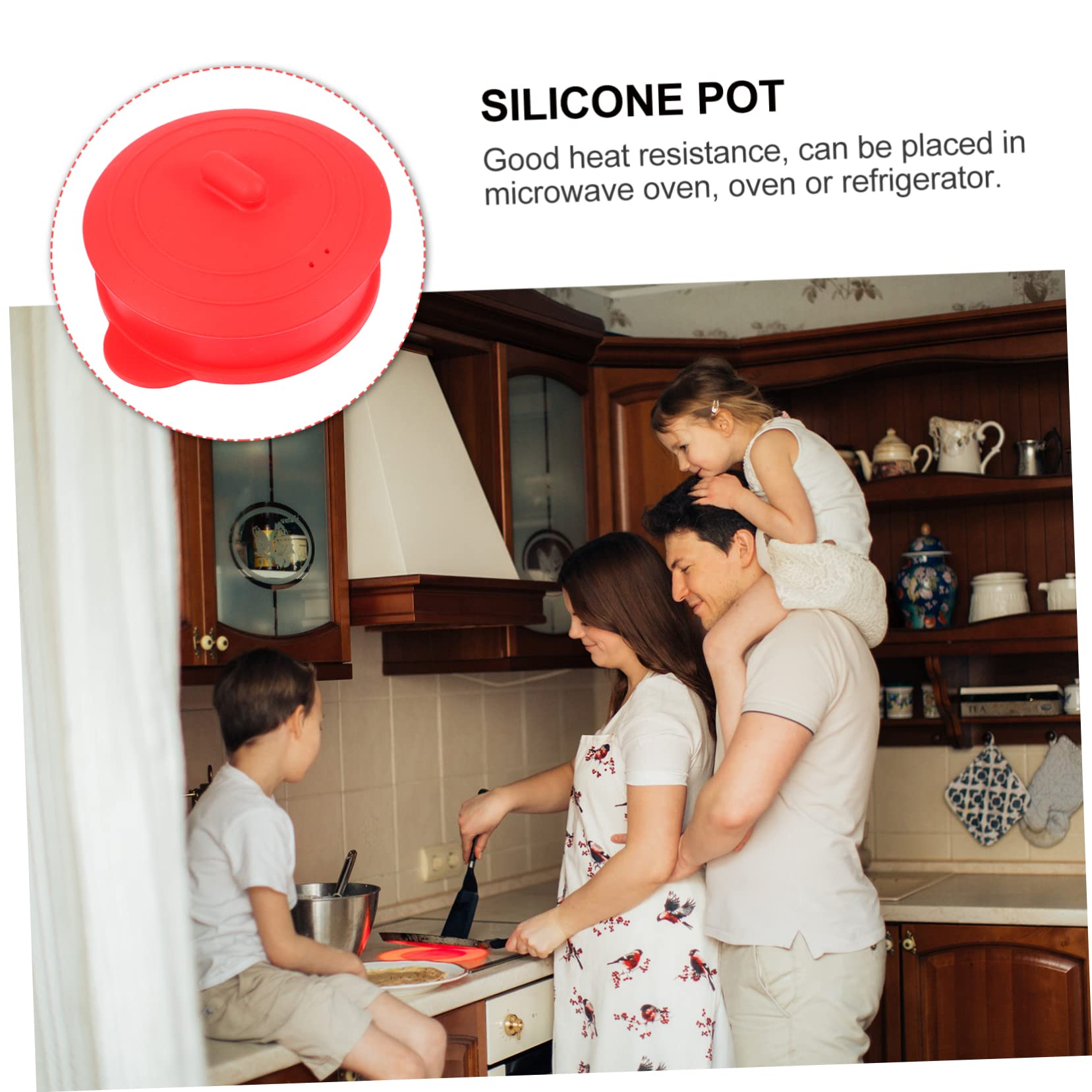 Minkissy 2 Pack Silicone Wax Warmer Replacement Pots - Mini Removable Waxing Bowls for Hair Removal, DIY Waxing, and Beauty Salon Use - Red Wax Warmer Accessories for Home & Professional Waxing