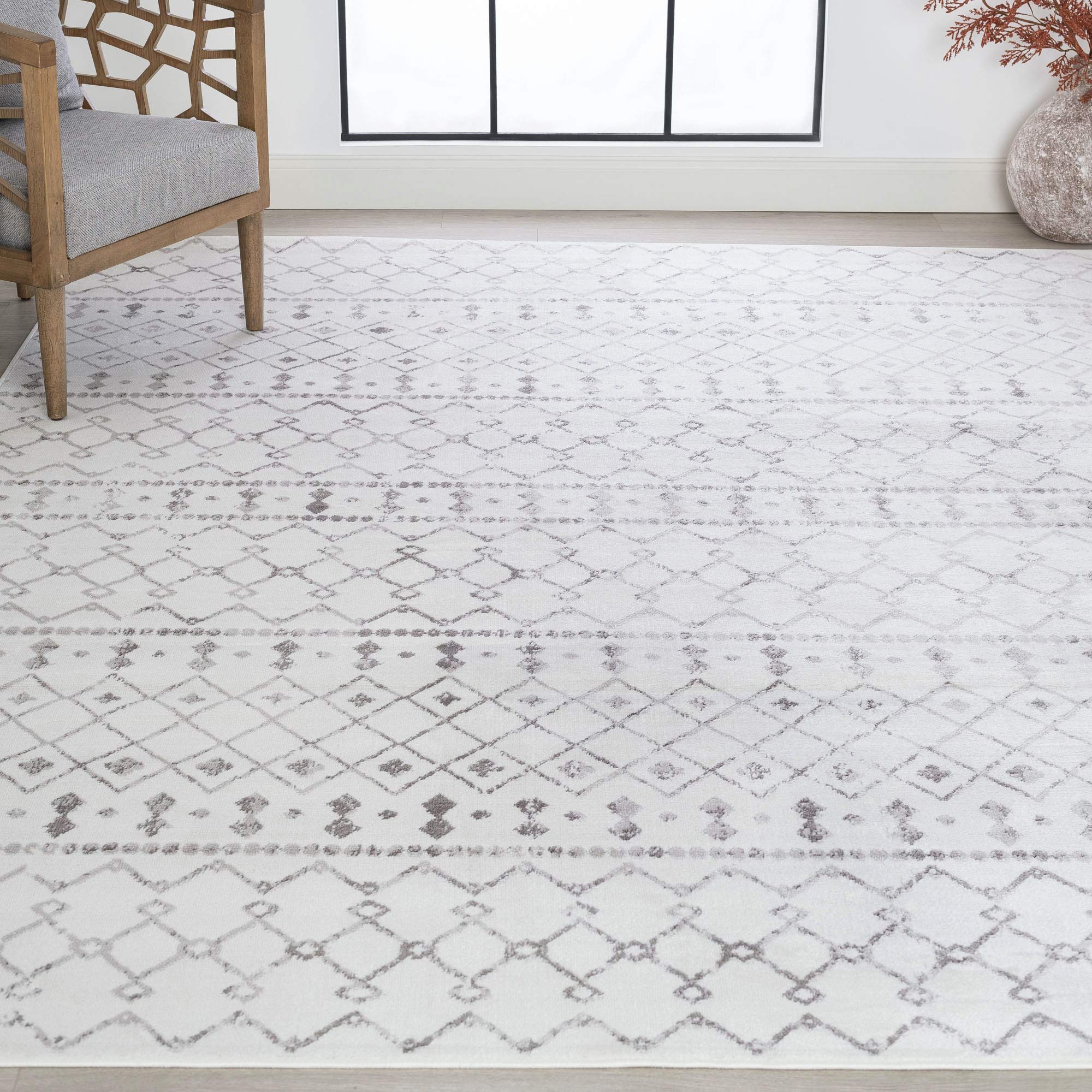 Modern Large 8x10 Area Rug - Soft Plush Living Room Rug, Dining Room Carpet, Bedroom Floor Mat - Non-Slip Kitchen Runner & Entryway Rug - Alfombras para Salas - Perfect for Home Decor, Apartment, Office & High Traffic Areas