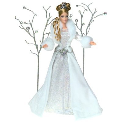 Holiday Visions Series: Winter Fantasy Barbie Doll - Collectible Christmas Gift for Kids & Adults - Perfect for Holiday Decorations & Gift Exchanges