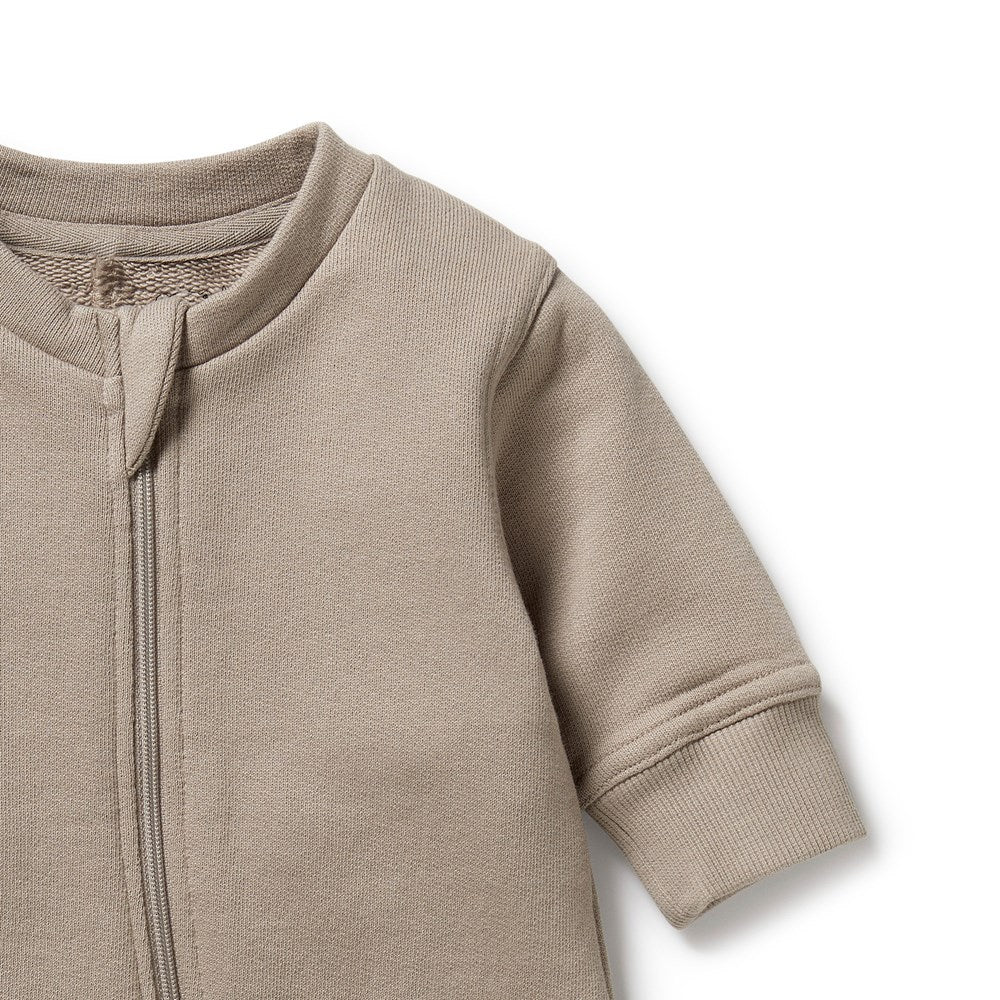 Organic Cotton Terry Baby Growsuit - Soft & Breathable One-Piece for Newborns & Infants - Perfect for Playtime, Sleep & Everyday Comfort