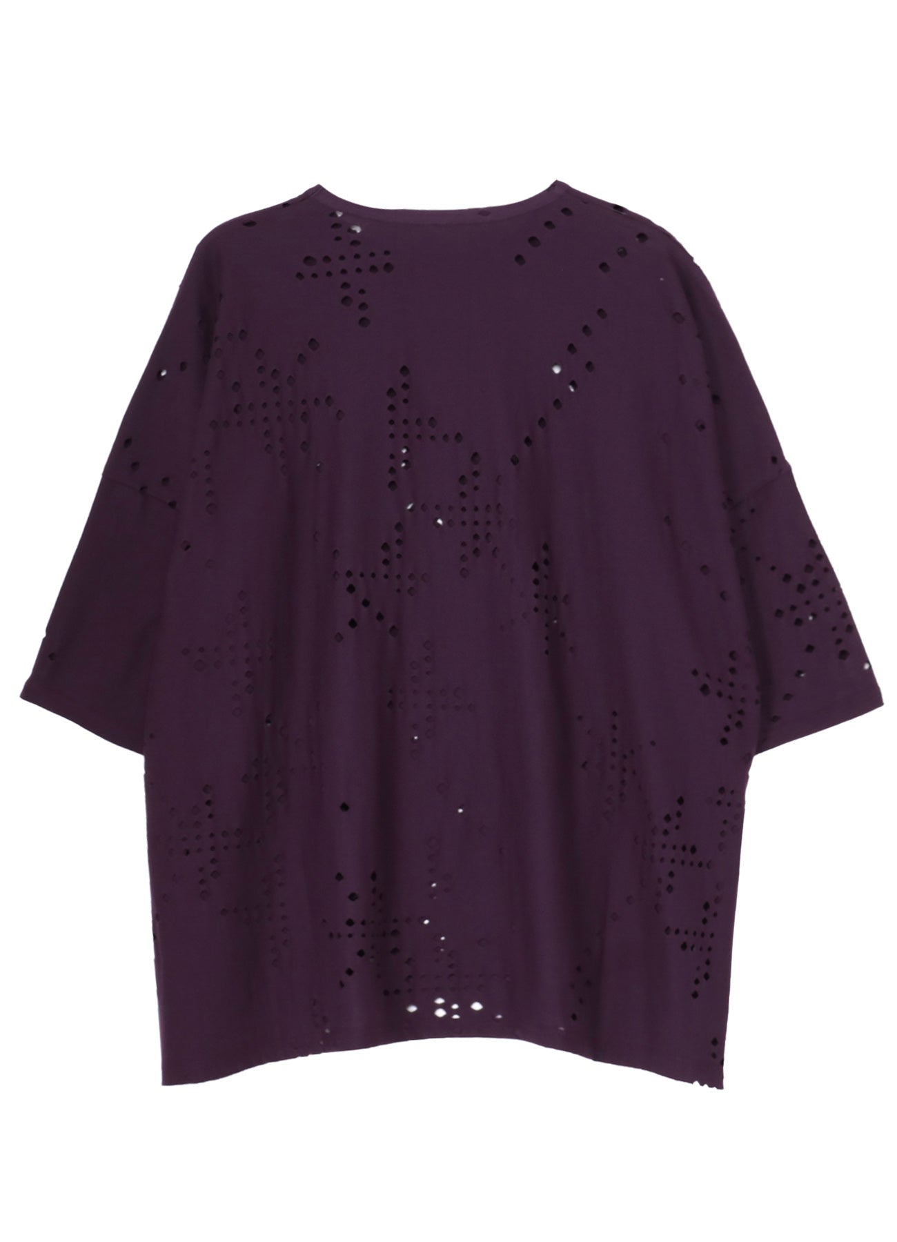 Breathable Cotton Jersey T-Shirt with Unique Hole Design - Perfect for Casual Wear, Summer Outfits & Street Style