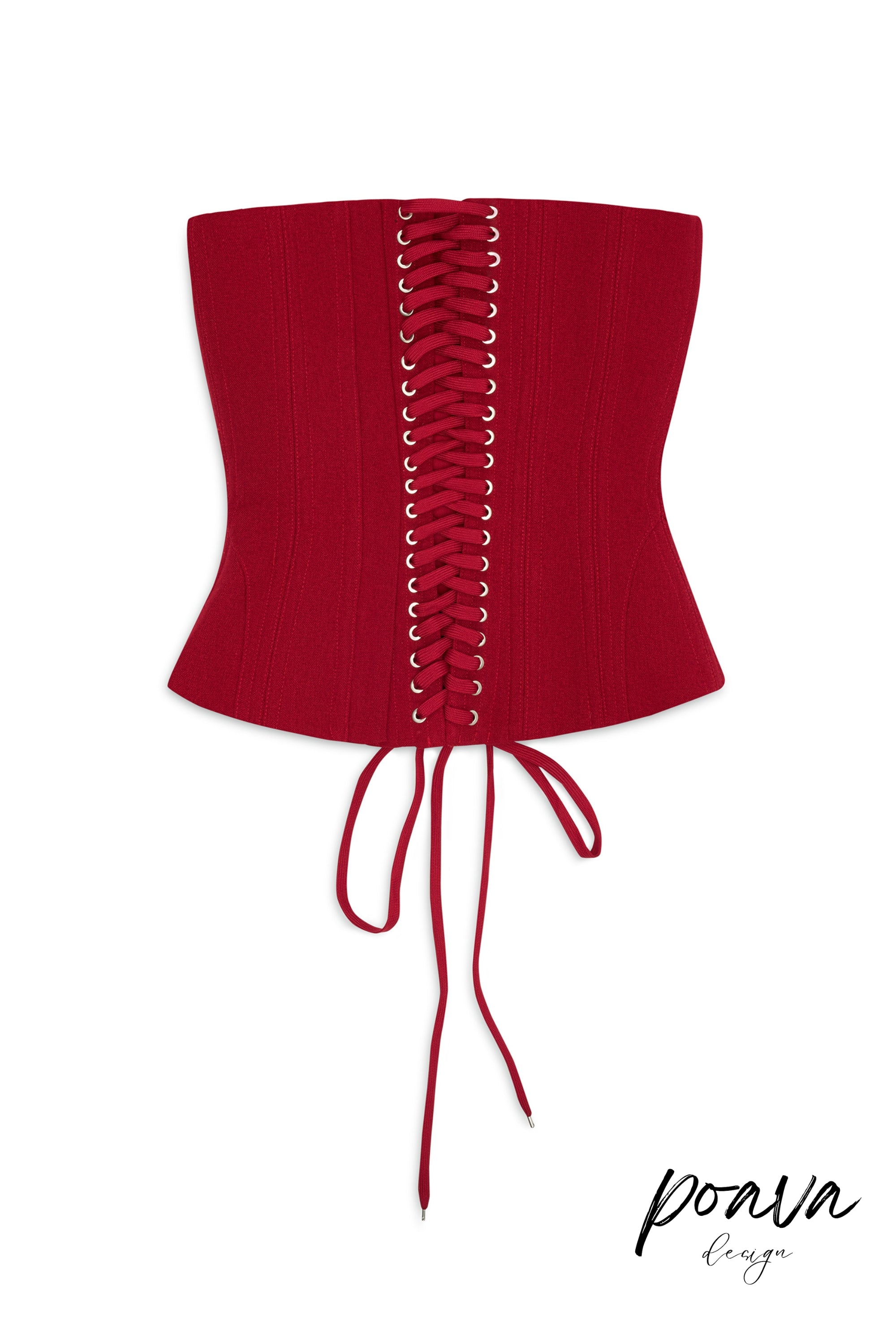 Elegant Red Corset Two-Piece Set with Floral Design - Perfect for Date Night, Parties & Special Occasions
