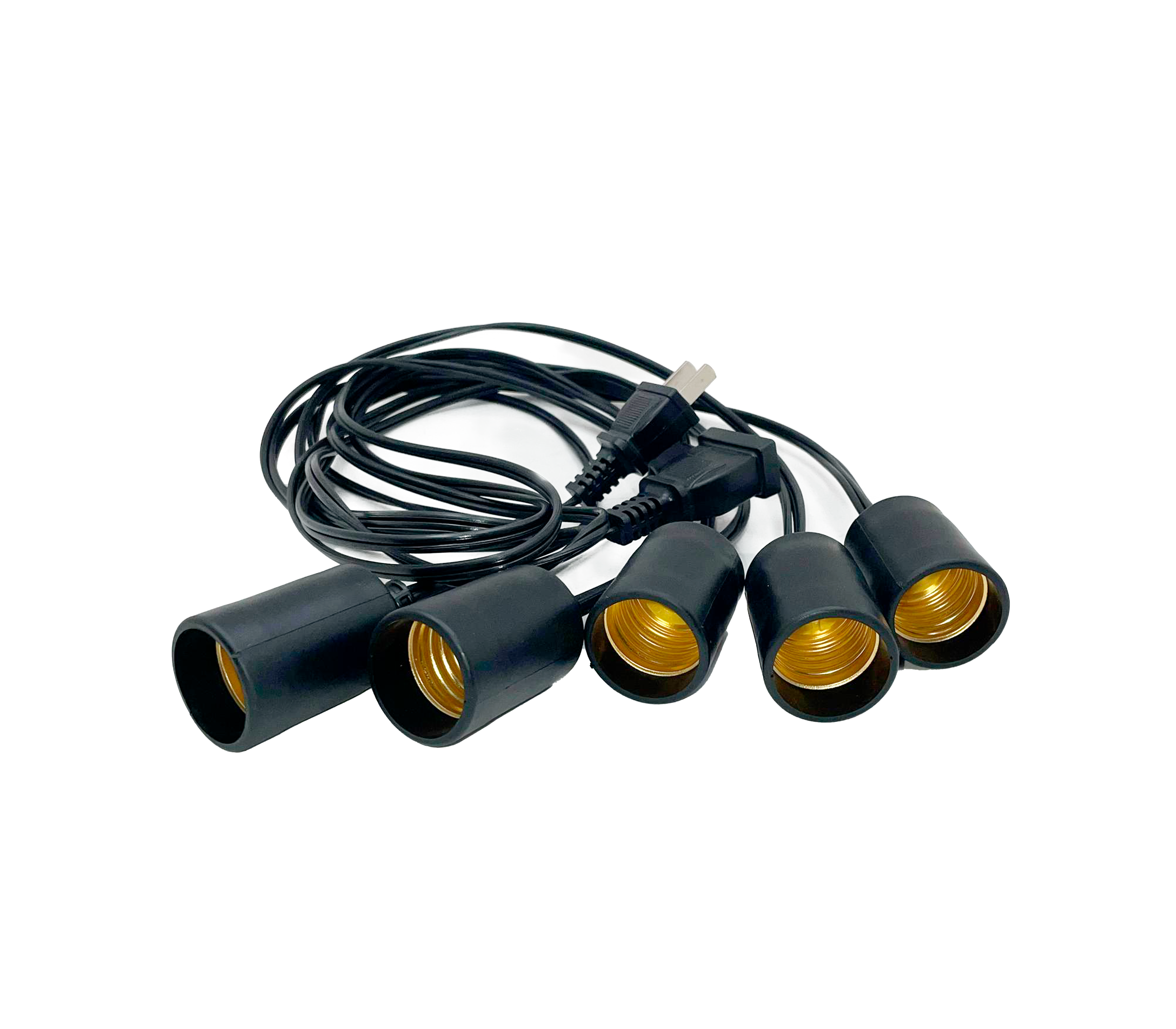 Lumistar 5-Pack 16.4ft LED Light Bulb Extension Cord - Perfect for Holiday Decorations, Indoor & Outdoor Lighting, and DIY Projects