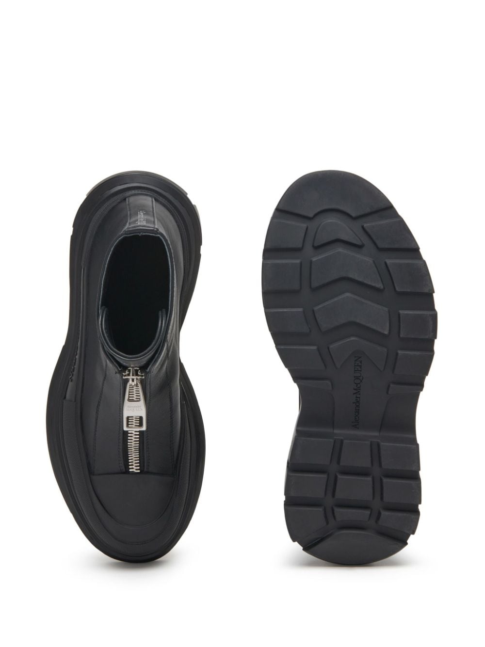 Alexander McQueen Black Leather Boots for Women - Stylish & Comfortable Ankle Booties for Casual Outfits & Evening Wear