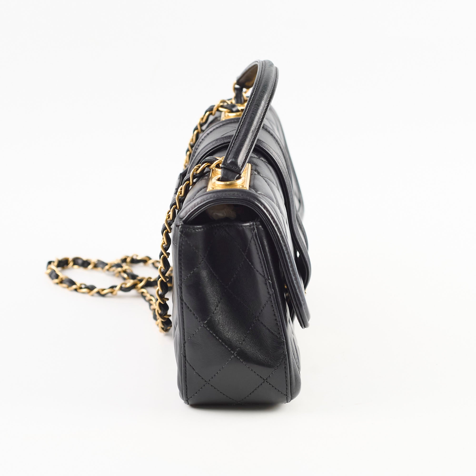 Chanel Medium Classic Flap Bag Black Leather - Elegant CC Logo Handbag for Women | Perfect for Work, Evening Events & Special Occasions