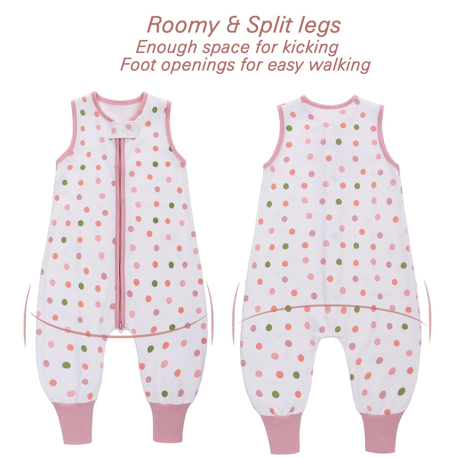 Miracle Baby Sleeping Sack TOG 0.5 Cotton Wearable Blanket for Safe Sleep