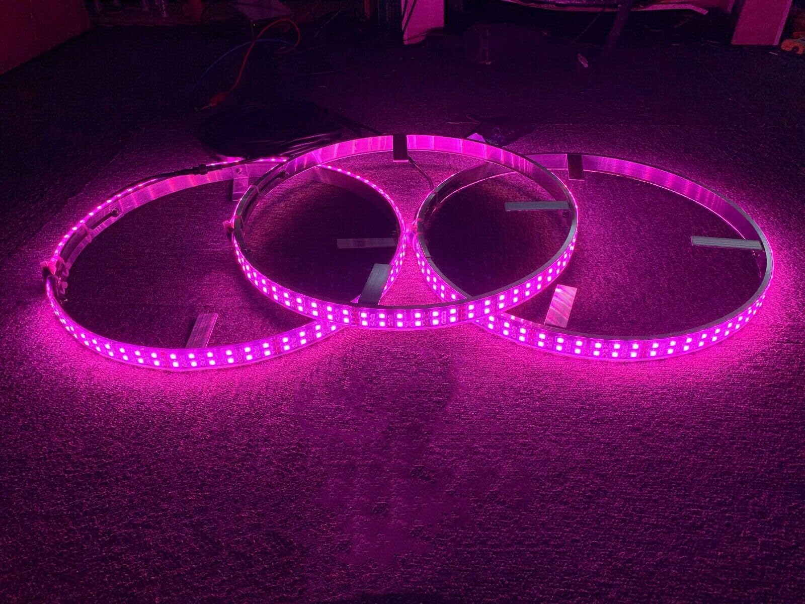 1PCS Double Row Chasing Wheel Lights for 17.5