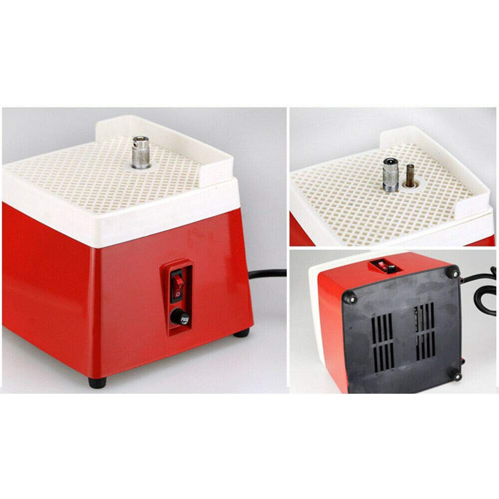 Portable 110V Diamond Glass Grinder - 4200r/min Mini Automatic Water-Cooled Stained Glass Grinding Machine for DIY Craft & Art Projects - Perfect for Glass Cutting, Shaping & Polishing in Home Studios & Workshops