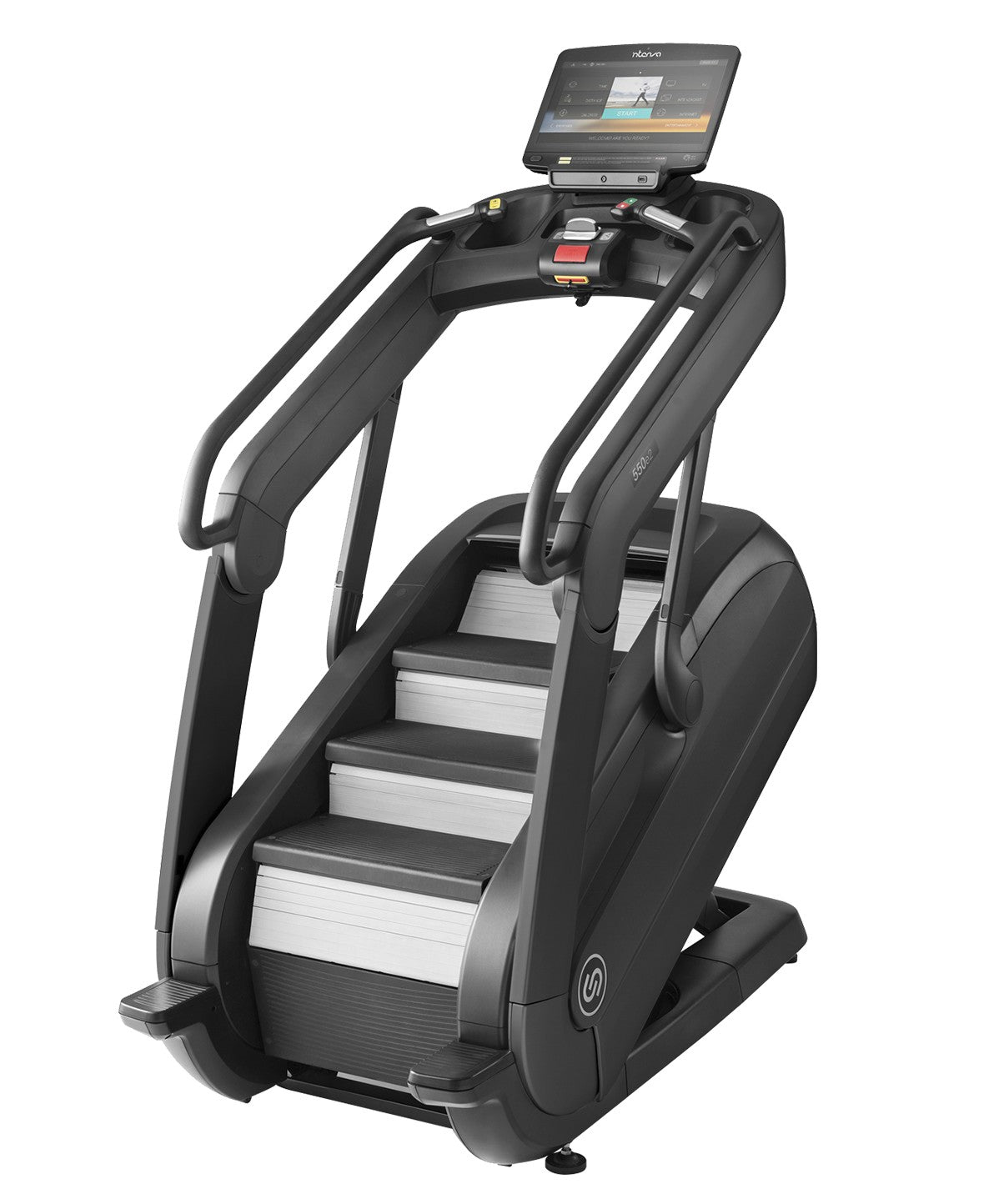 550Ce2+ Entertainment Series Escalate Stair Climber - Compact Home Fitness Equipment for Cardio Workouts, Perfect for Small Spaces & Apartment Workouts