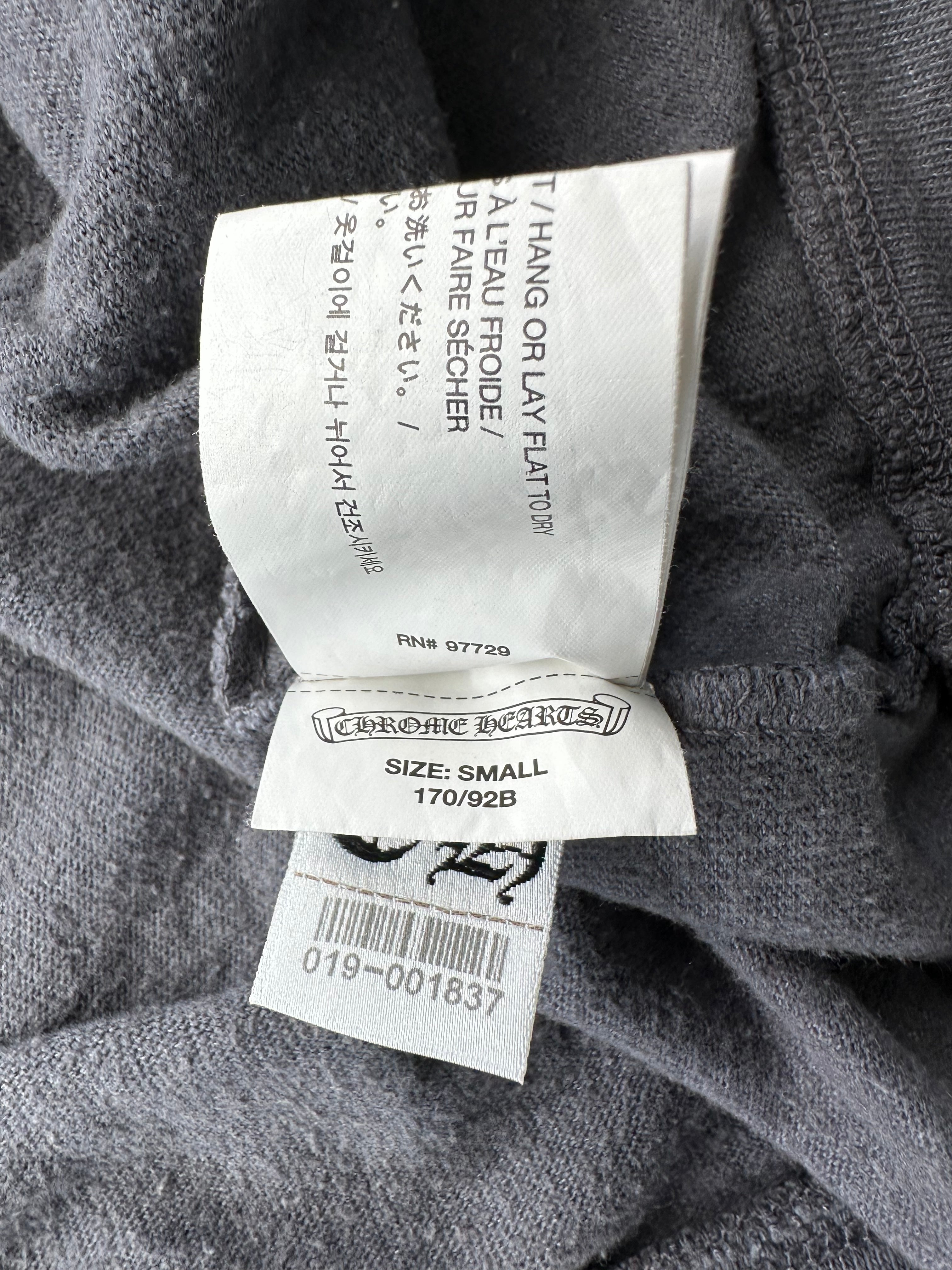 Chrome Hearts Grey & White Horseshoe Logo Sweater for Men & Women | Trendy Oversized Pullover for Casual Wear & Street Style Outfits