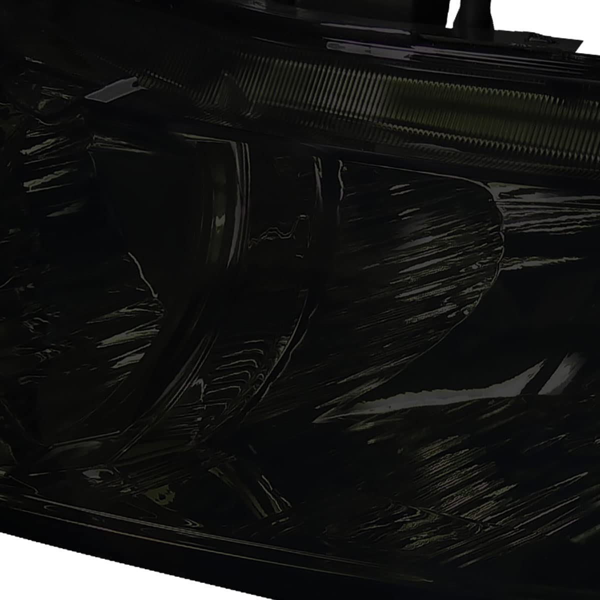 2006-2011 2-Door Car Smoke Lens Headlights with Amber Signal Corner Lamps - Compatible with Honda Civic, Toyota Corolla | Upgrade for Night Driving & Custom Look