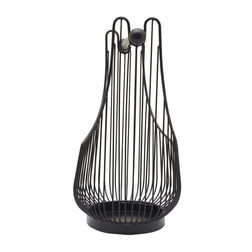 Spindle Countertop Storage Organizer - Wooden Kitchen Utensil Holder for Knives, Forks & Spoons - Perfect for Countertop, Pantry & Dining Room Organization