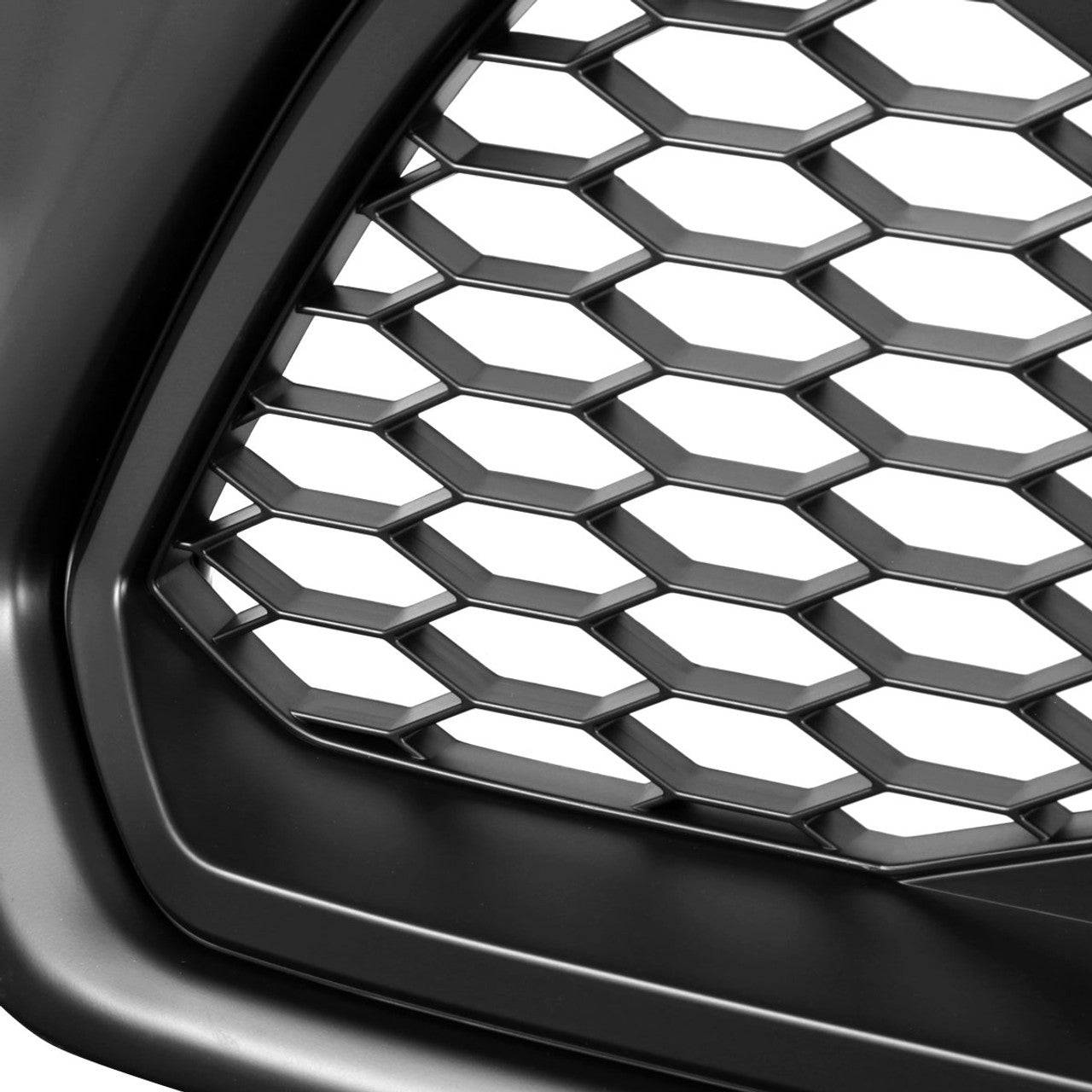 2012-2015 Toyota Tacoma Front Grille Replacement - Matte Black Mesh Design with LED Lights | Off-Road Upgrade & Custom Styling for Pickup Trucks