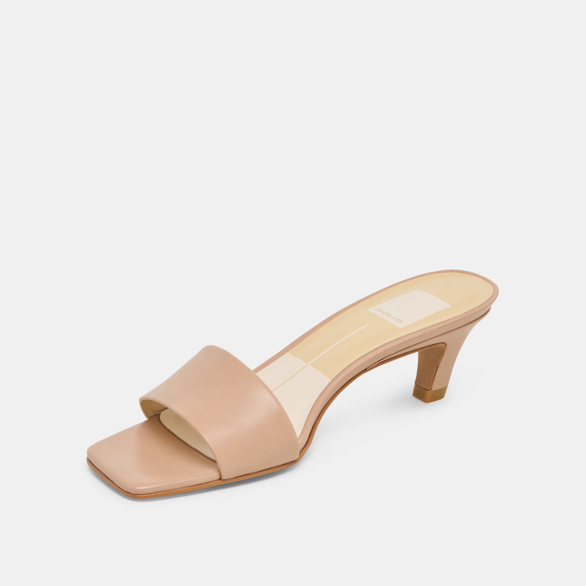 REXA Women's Light Tan Leather High Heels - Comfortable & Stylish Dress Shoes for Work, Party & Evening Events