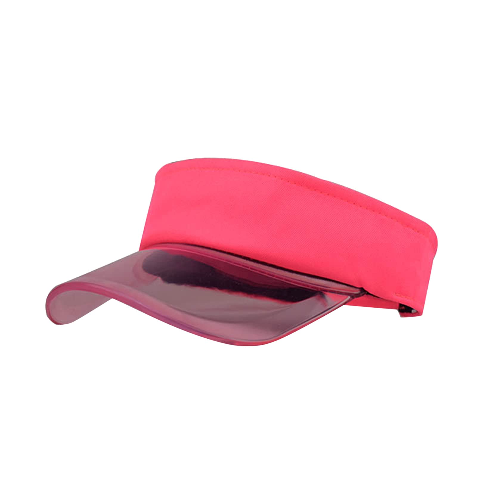 UV Protection Plastic Sun Visor Hat - Lightweight Adjustable Unisex Tennis Cap for Outdoor Sports, Beach & Summer Travel - Perfect for Golf, Running, Hiking and Sun Safety