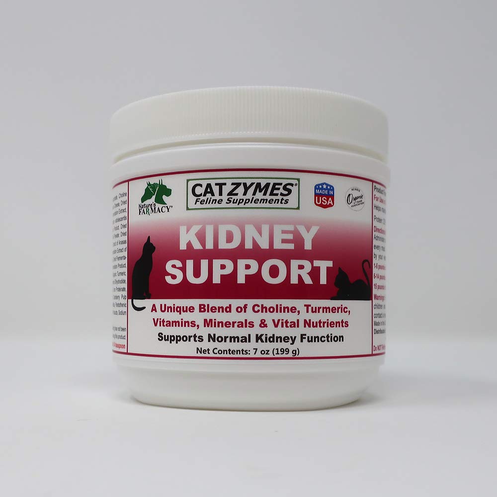 Kidney Support Supplement with Turmeric & Pre-Digested Whitefish - Rich in Vitamins & Minerals for Renal Health (7oz) | Supports Kidney Function & Detox for Dogs & Cats