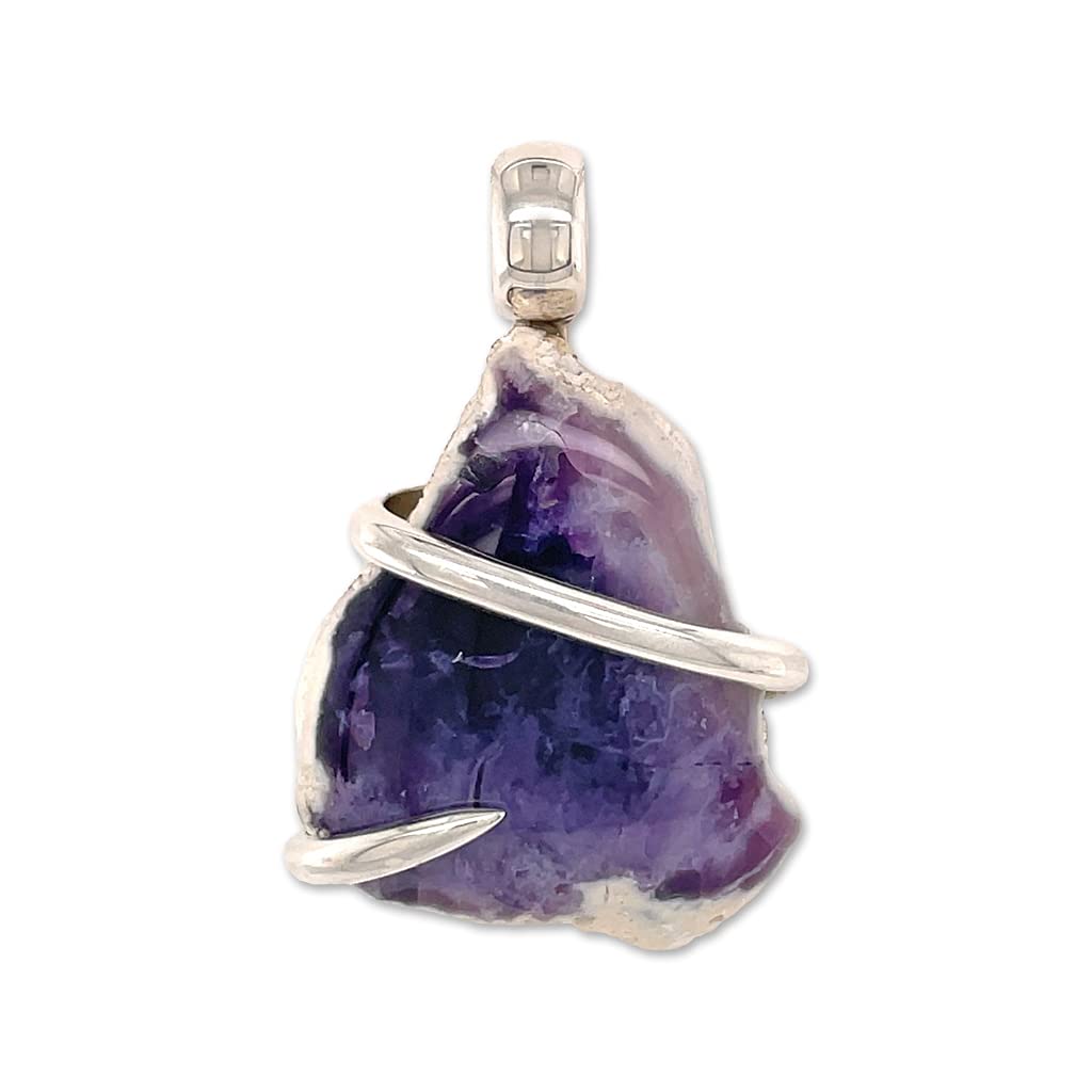 Stunning Purple Opal Pendant Necklace - Handcrafted Gemstone Jewelry for Women | Perfect Gift for Birthday, Anniversary & Special Occasions | Elegant Everyday Wear & Evening Accessory