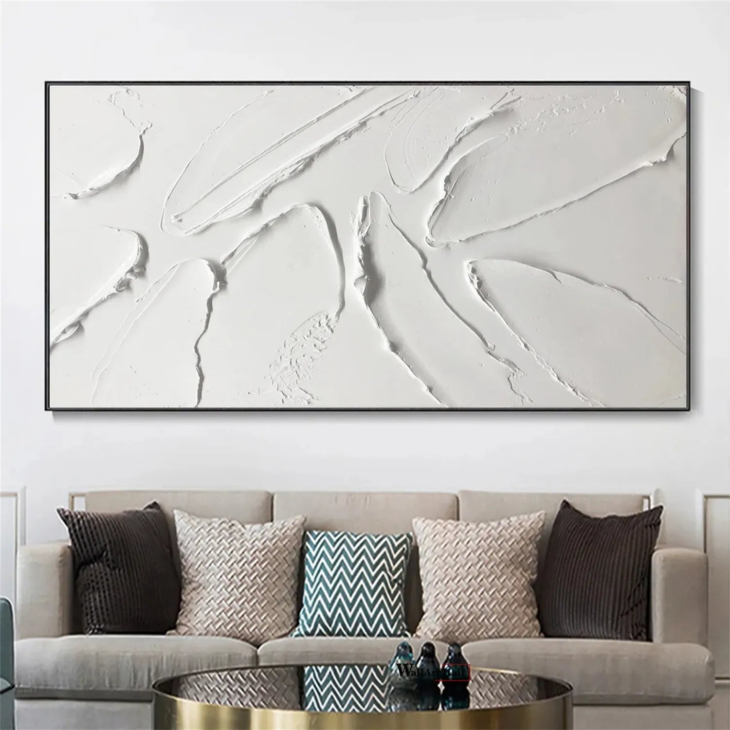 Minimalist Textured Plaster Art Painting - Modern Abstract Wall Decor #MM295 | Perfect for Living Room, Bedroom & Office