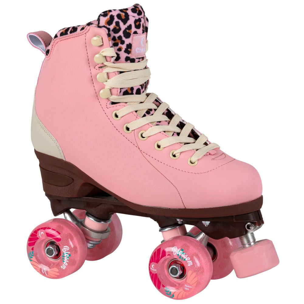 Chaya Miyu Roller Skates for Women & Men - Adjustable Outdoor/Indoor Quad Skates with Light-Up Wheels - Perfect for Rink, Park, Street Skating & Roller Derby