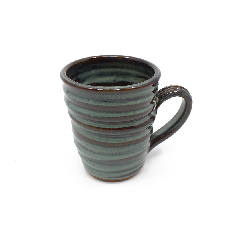 Premium Ceramic Coffee Mug - 12oz Blue Handmade Tea Cup with Comfort Handle | Perfect for Home, Office, or Gift Giving