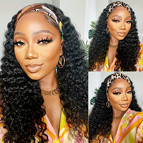 headband wig human hair