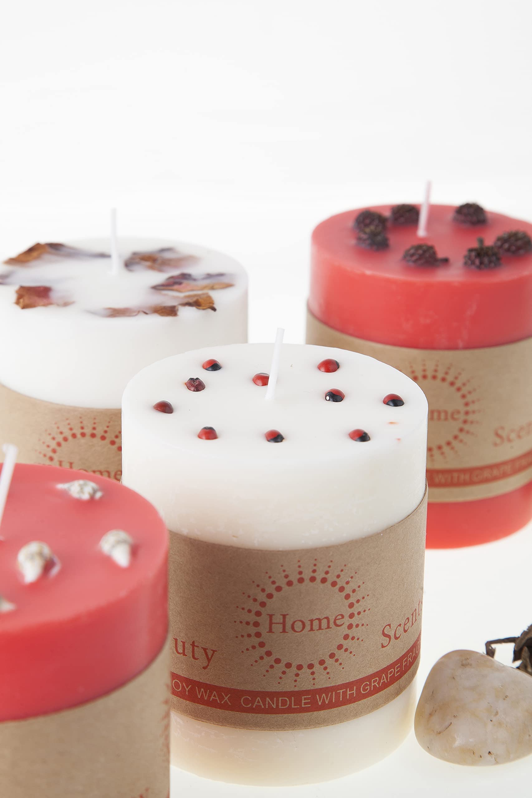 Christmas Tree Candle Mitten Candle Set - 6 Pack Holiday Scented Candles for Christmas Party Decorations, Home Decor & Festive Gifts (Ideal for Holiday Gatherings, Cozy Winter Nights & Gift Exchanges)