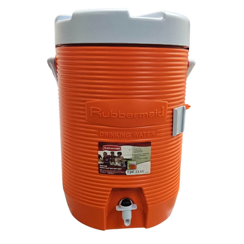 Rubbermaid 3 Gallon Insulated Water Cooler Dispenser - BPA Free, Leak Proof for Home, Office, Camping & Outdoor Activities