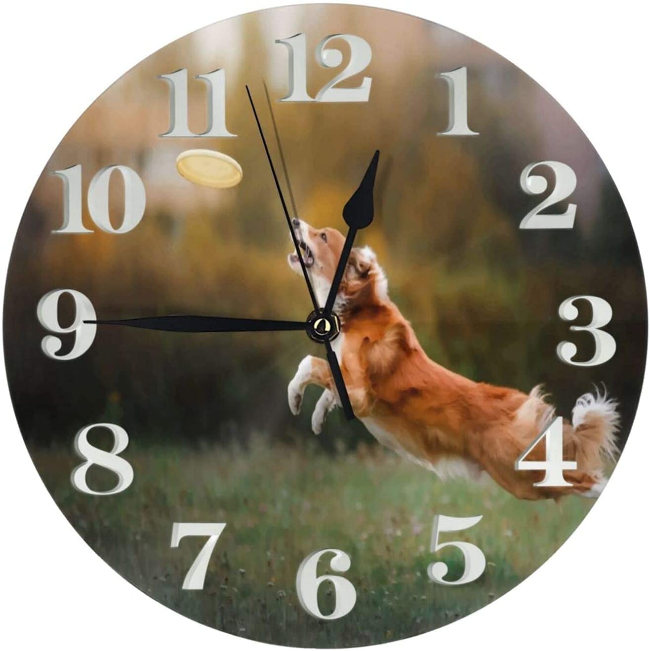 Stylish Round Wall Clock for Home Decor - Perfect for Living Room, Kitchen & Bedroom | Silent Non-Ticking Modern Design for Any Space