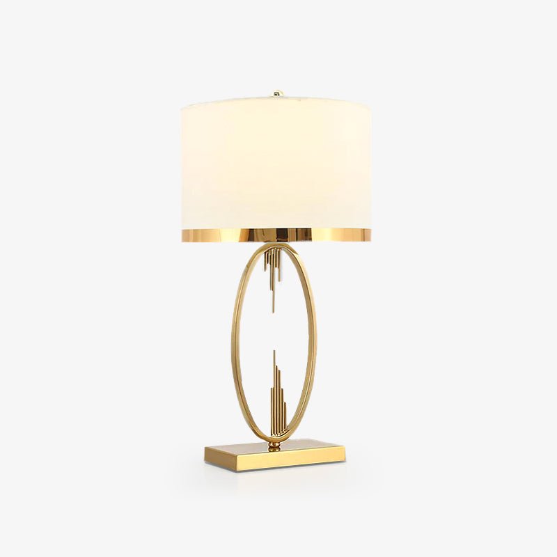 Modern Metal Table Lamp - Adjustable LED Desk Light for Home Office, Bedroom & Study - Dimmable & Energy Efficient Lighting for Reading & Working