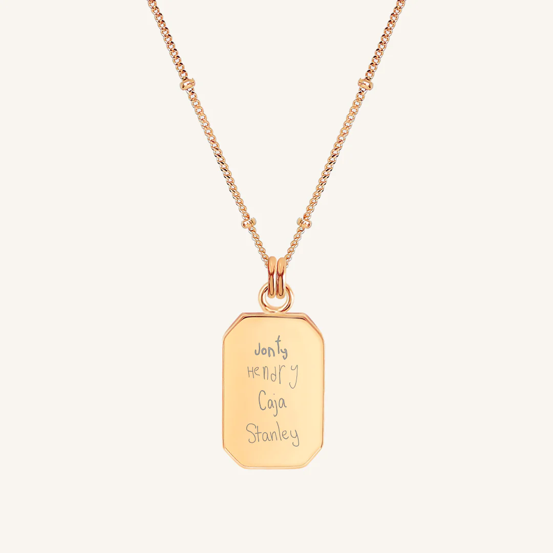 Elegant Amada Necklace for Women - Dainty Gold Plated Pendant Jewelry - Perfect for Date Nights & Special Occasions