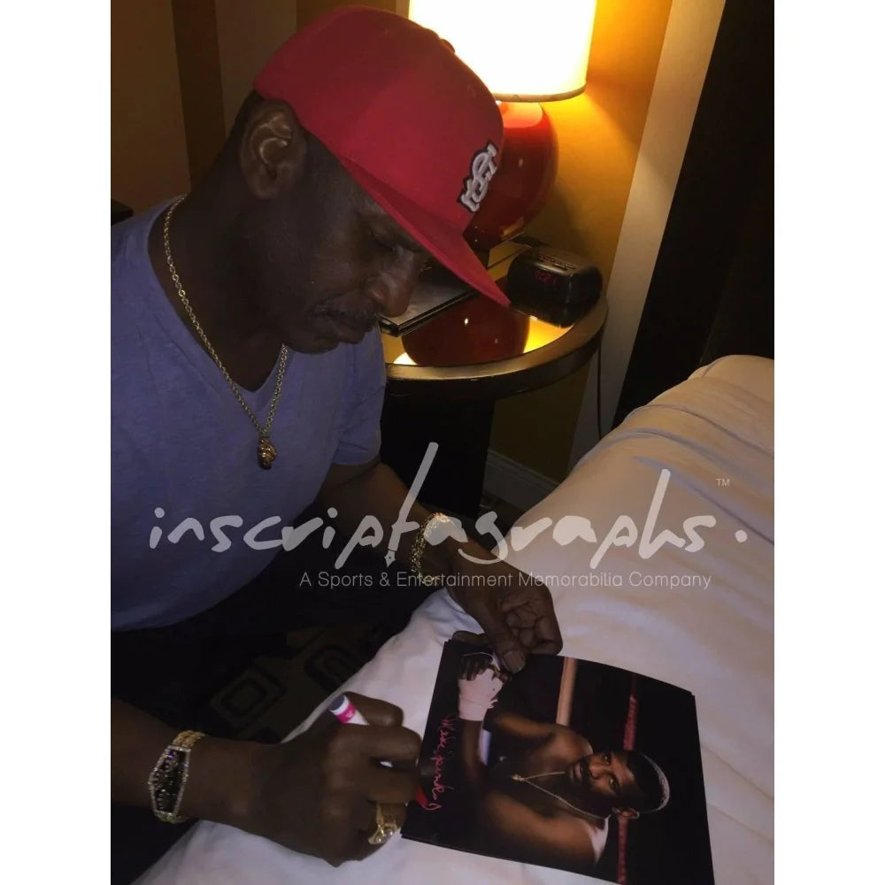 Michael Spinks Autographed 8x10 Photo with COA - Inscribed 