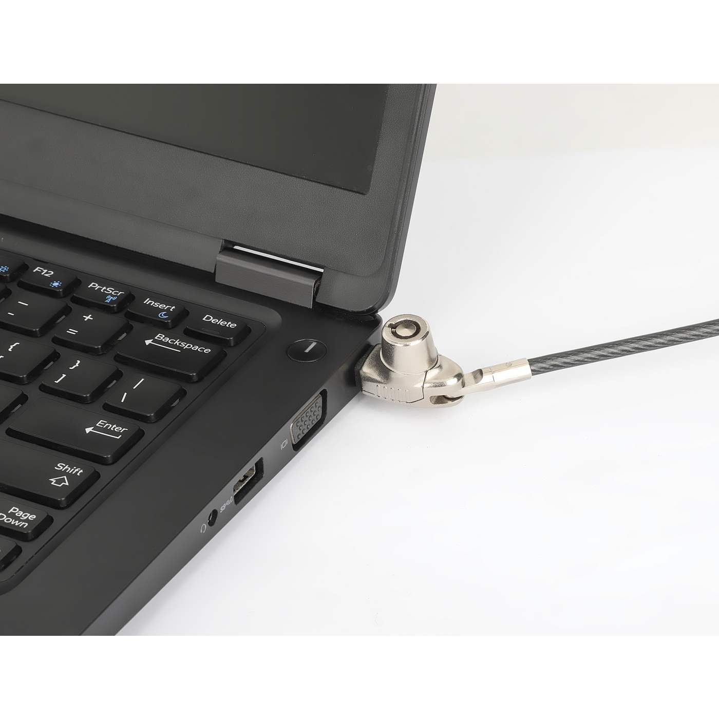 Secure Keyed Laptop Lock for Nano Security Slot - Anti-Theft Protection for MacBook, Chromebook & Laptops - Perfect for Office, School & Travel Use