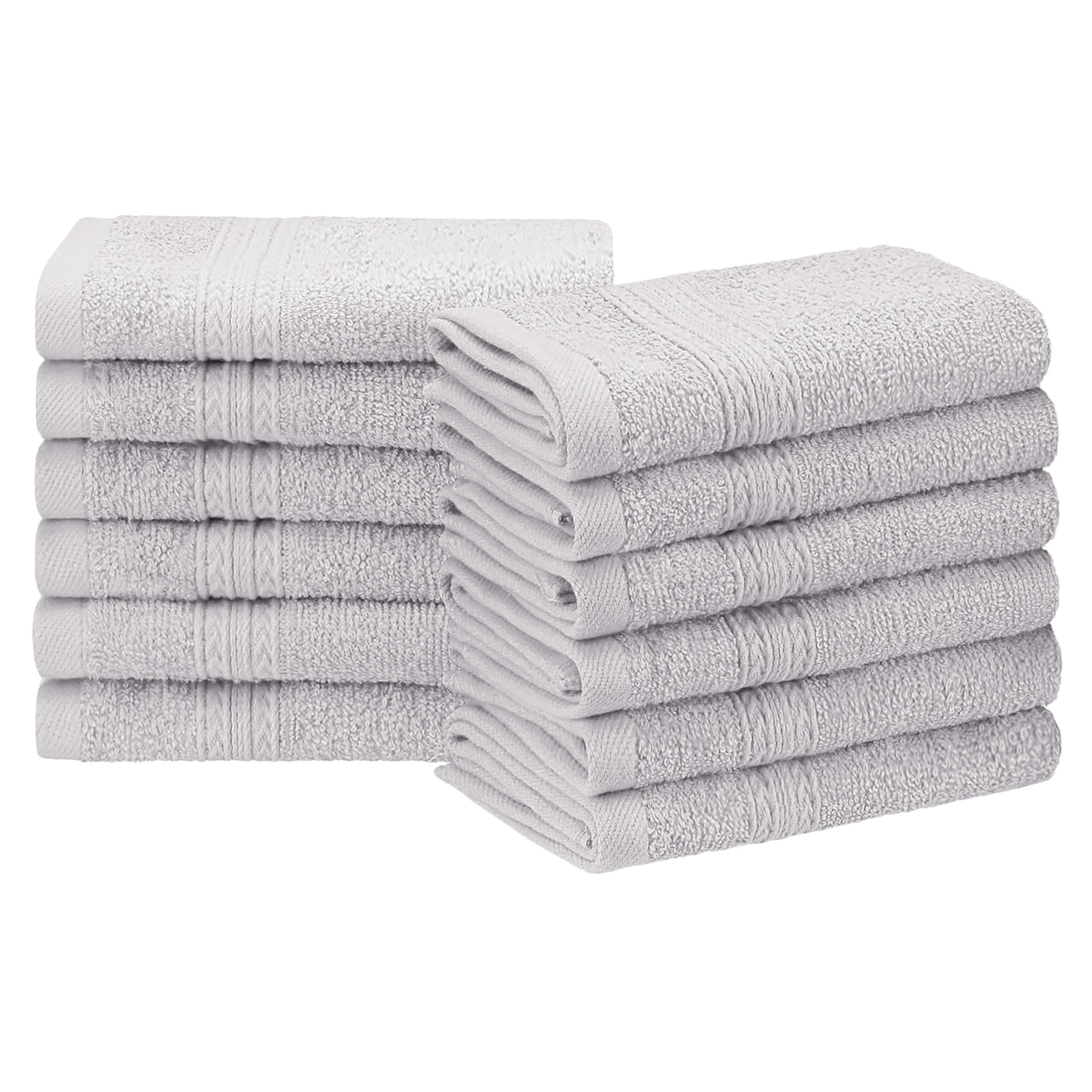 12-Piece Organic Cotton Face Towel Set | Soft, Eco-Friendly & Hypoallergenic | Perfect for Spa, Gym, Travel & Daily Skincare Routine