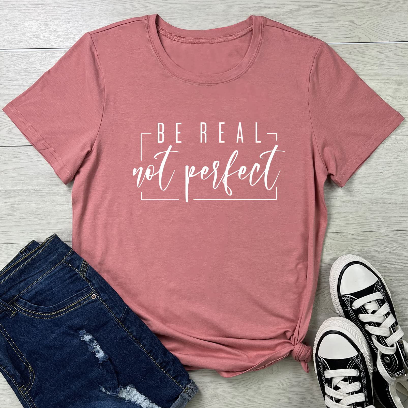ROSEPARK Women's Cute Graphic T-Shirts - Soft Comfortable Casual Tops for Everyday Wear | Perfect for Outings, Shopping & Relaxing
