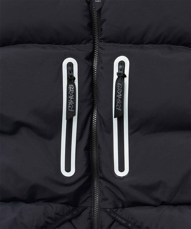 Gramicci x and wander Women's Lightweight Down Vest - Warm & Stylish Puffer Jacket for Outdoor Hiking, Camping & Winter Fashion