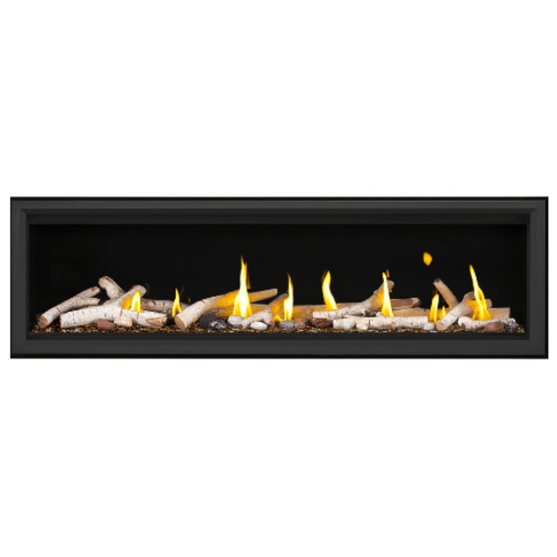 Napoleon Vector 62 Linear Direct Vent Gas Fireplace - LV62N | Modern Indoor Heating Solution for Living Rooms & Bedrooms | Energy Efficient & Stylish Home Decor